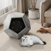 25.98'' Shaped Modern Pet Furniture Cat Kennel Side Table MDF Multi-Purpose Furniture - 9 of 32