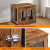 Furniture Dog Crate with Tray for Small Dogs optimal ventilation