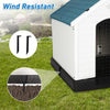 Dog House Outdoor Plastic Weatherproof wind resistant