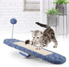 Cat Toy Scratcher with Ball Interactive Durable Kitty Seesaw Scratching Pad Pet Scratch Sofa Bed for Small Medium Cats - 4 of 12