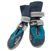 Premium Grip High-Ankle Outdoor Dog Boots blue side view