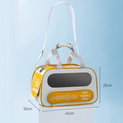 Pet Carrier Bag Soft Sided Collapsible Portable PET Travel Carrier Bag- 10 of 10