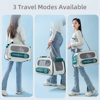 Pet Carrier Bag Soft Sided Collapsible Portable PET Travel Carrier Bag- 2 of 10