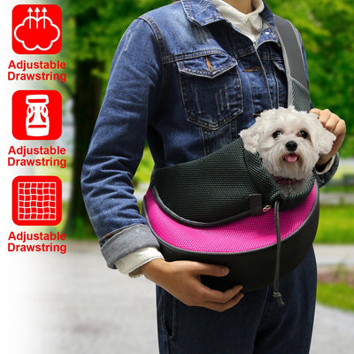 Pet Carrier for Dogs Cats Hand Free Sling Adjustable Padded Strap Tote Bag Breathable Shoulder Bag Carrying Small Dog Cat - 2 of 24