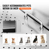 VEVOR 50" Pet Dog Bathing Station w/Stairs, Professional Stainless Steel Dog Grooming Tub Left - 4 of 7