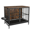 furniture dog crate empty