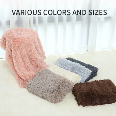 Dog Bed And Extra Matching Cover Sheet Dog Crate Pad Ultra Soft Dog Bed Mat Washable Pet Kennel Bed With Non-Slip Bottom Fluffy Plush Sleeping Mat For Large Medium Small Dogs - Sm to 2XL- 9 of 18