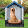 33 inch Large Plastic Dog House Elevated pedestal