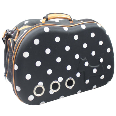 Fashion Dotted Venta-Shell Perforated Collapsible Military Grade Designer Pet Carrier - 2 of 2