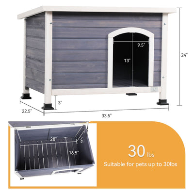 Small Wooden Outdoor Dog House dimensions