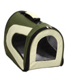 Airline Approved Folding Zippered Sporty Mesh Pet Carrier - Green and Yellow - 6 of 6