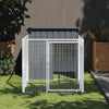 Dog House with Run Anthracite 43.3"x79.1"x43.3" Main view