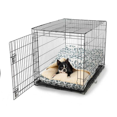 WAG Cozy Crate Cave - Extra Large - Celtic Sea Salt with dog