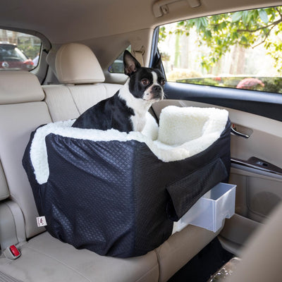 lifestyle-snoozer-pet-products-lookout-ii-dog-car-seat-storage-tray-black-diamond-large-3-square_51128c7c-0ffe-4dfb-bff1-11ccec37984c7 of 7