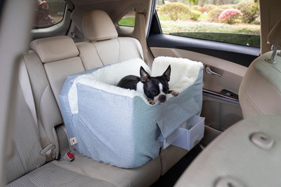 ifestyle-snoozer-pet-products-lookout-ii-dog-car-seat-storage-tray-stone-diamond-large-36 of 7
