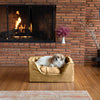 lifestyle-snoozer-pet-products-luxury-square-dog-bed-microsuede-buckskin-large-camel1 of 10