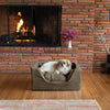 lifestyle-snoozer-pet-products-luxury-square-dog-bed-microsuede-buckskin-large-dark-chocolate_b86f8bd6-1818-4498-a1b8-ebb3fc96cd7c1 of 10
