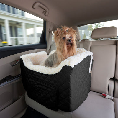 lookout-2-dog-car-seat-lifestyle-black3 of 10