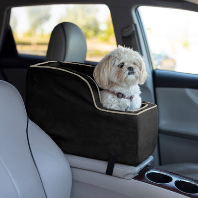 luxury-highback-console-dog-car-seat-lifestyle-black1 of 2