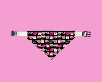 Mean Dawgs Dog Bandana Full View