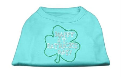  Happy St. Patrick's Day Rhinestone Dog Shirt