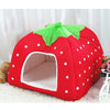 5 Size Cute Strawberry Dog Bed House