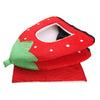 5 Size Cute Strawberry Dog Bed House