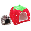 5 Size Cute Strawberry Dog Bed House