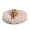 Pool & Patio - 35in Round - Medium - Pedigree Blush/White Cord with dog