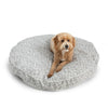 Pool & Patio - 35in Round - Medium - Ramey Gray/White Cord with dog