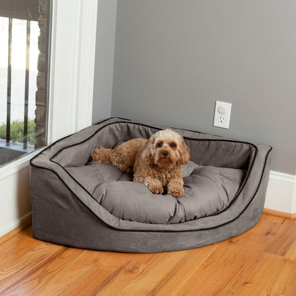snoozer-pet-products-luxury-corner-dog-bed-microsuede-sapphire-1_f9e9f5a6-8666-44b4-902a-3015982bb7511 of 9