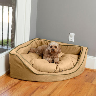 snoozer-pet-products-luxury-corner-dog-bed-microsuede-sapphire-41 of 9