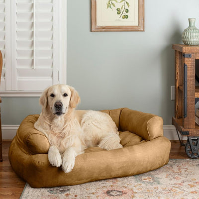 snoozer-pet-products-luxury-overstuffed-dog-sofa-camel-2_07c98470-779e-480b-85d3-8f1d3165f3f66 of 10
