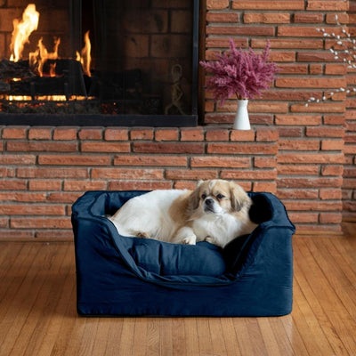 snoozer-pet-products-luxury-square-dog-bed-microsuede-sapphire_76970bbc-00b5-4356-b70c-1f588bbf02ca1 of 10