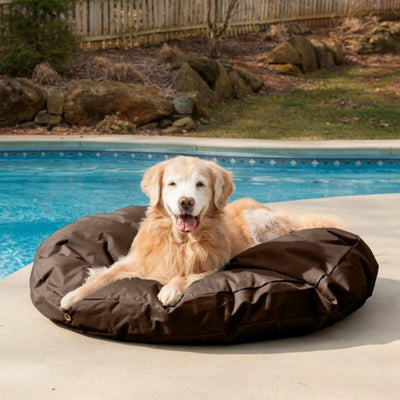 snoozer-pet-products-waterproof-round-dog-bed-black-11 of 5