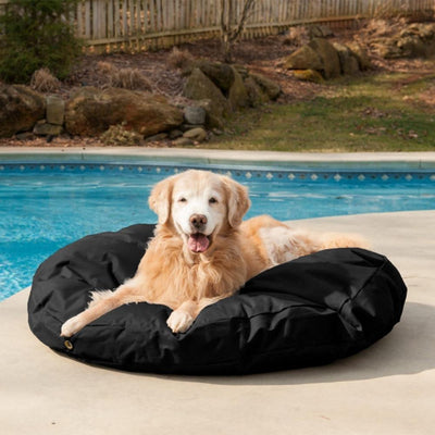 snoozer-pet-products-waterproof-round-dog-bed-black_9bafe1f4-9ff3-4c1a-996e-337d06abafa14 of 4