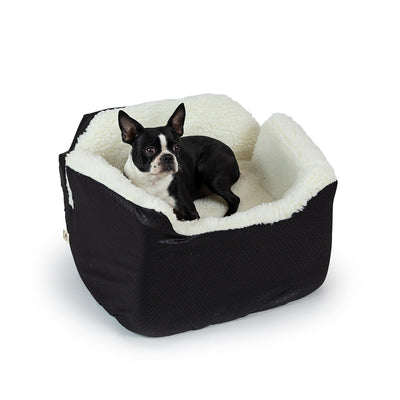 studio-snoozer-pet-products-lookout-i-dog-car-seat-black-diamond-medium1 of 11