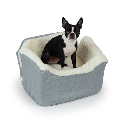 studio-snoozer-pet-products-lookout-i-dog-car-seat-stone-diamond-medium1 of 11