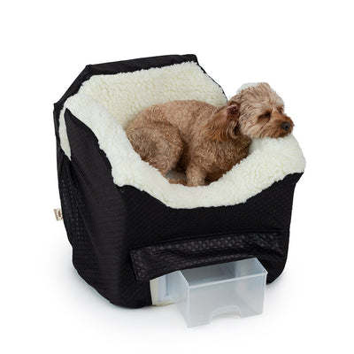 studio-snoozer-pet-products-lookout-ii-dog-car-seat-black-diamond-small1 of 7