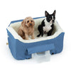 studio-snoozer-pet-products-lookout-ii-dog-car-seat-denim-diamond-large1 of 7