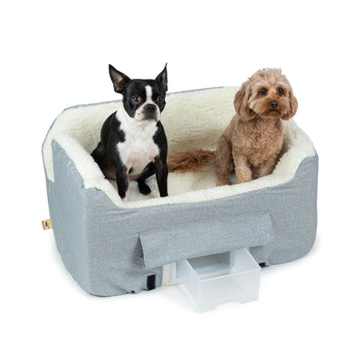 studio-snoozer-pet-products-lookout-ii-dog-car-seat-stone-diamond-large1 of 7